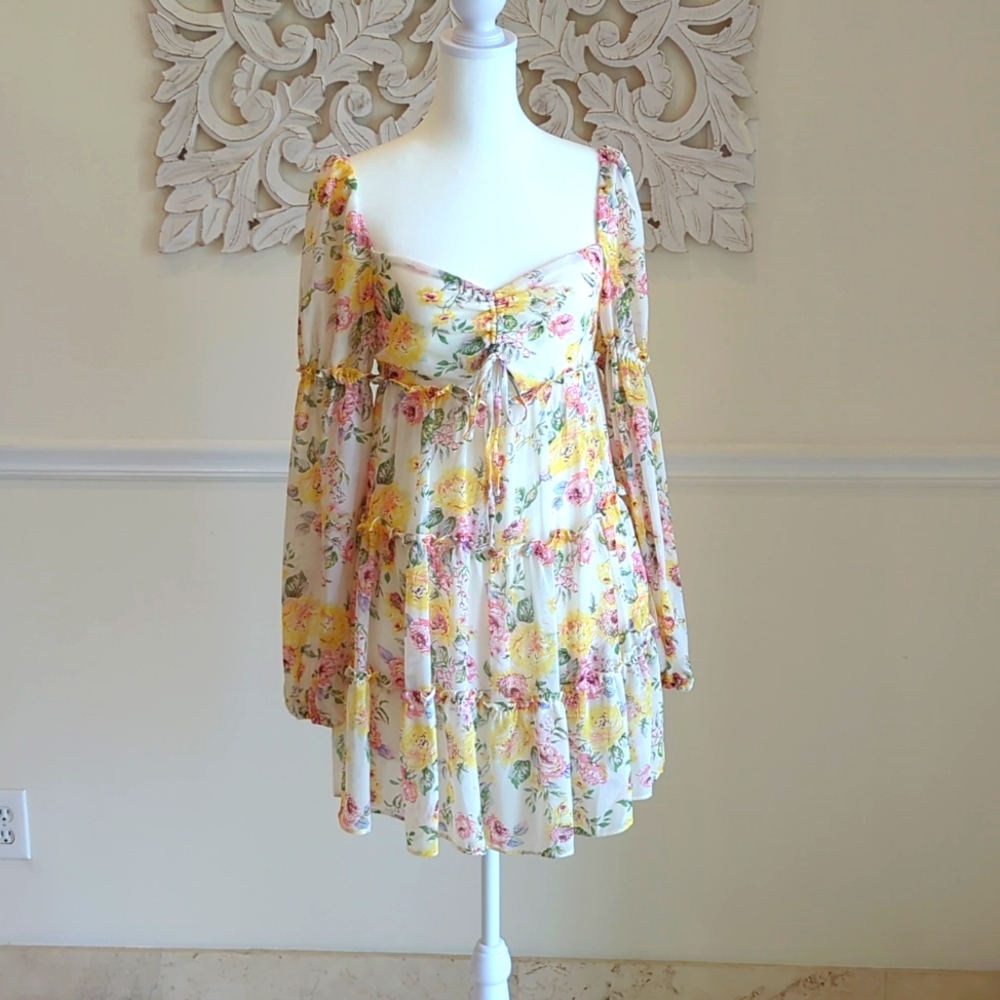 City Vibe babydoll Dress, with cutout, Junior, size 1